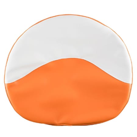 Aftermarket 21" Orange & White Seat Cover SEN10-0042